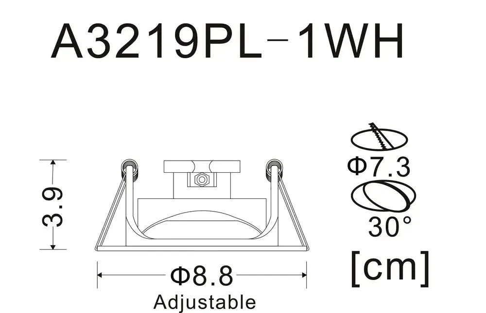 Точечный встраиваемый светильник Arte Lamp