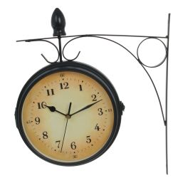GAEM Часы настенные декоративные двусторонние, L29 W8,5 H33 см, (2xАА не прилаг.)