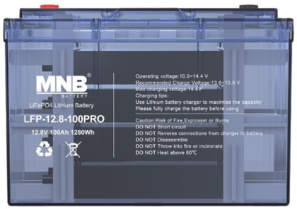 Аккумулятор MNB LFP-12.8В-100PRO
