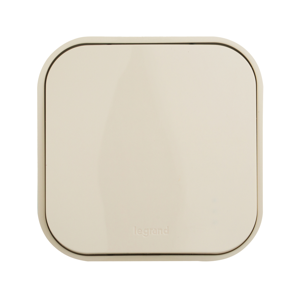 Выключатель 1-клавишный IP20 10А 250В слоновая кость Quteo Legrand