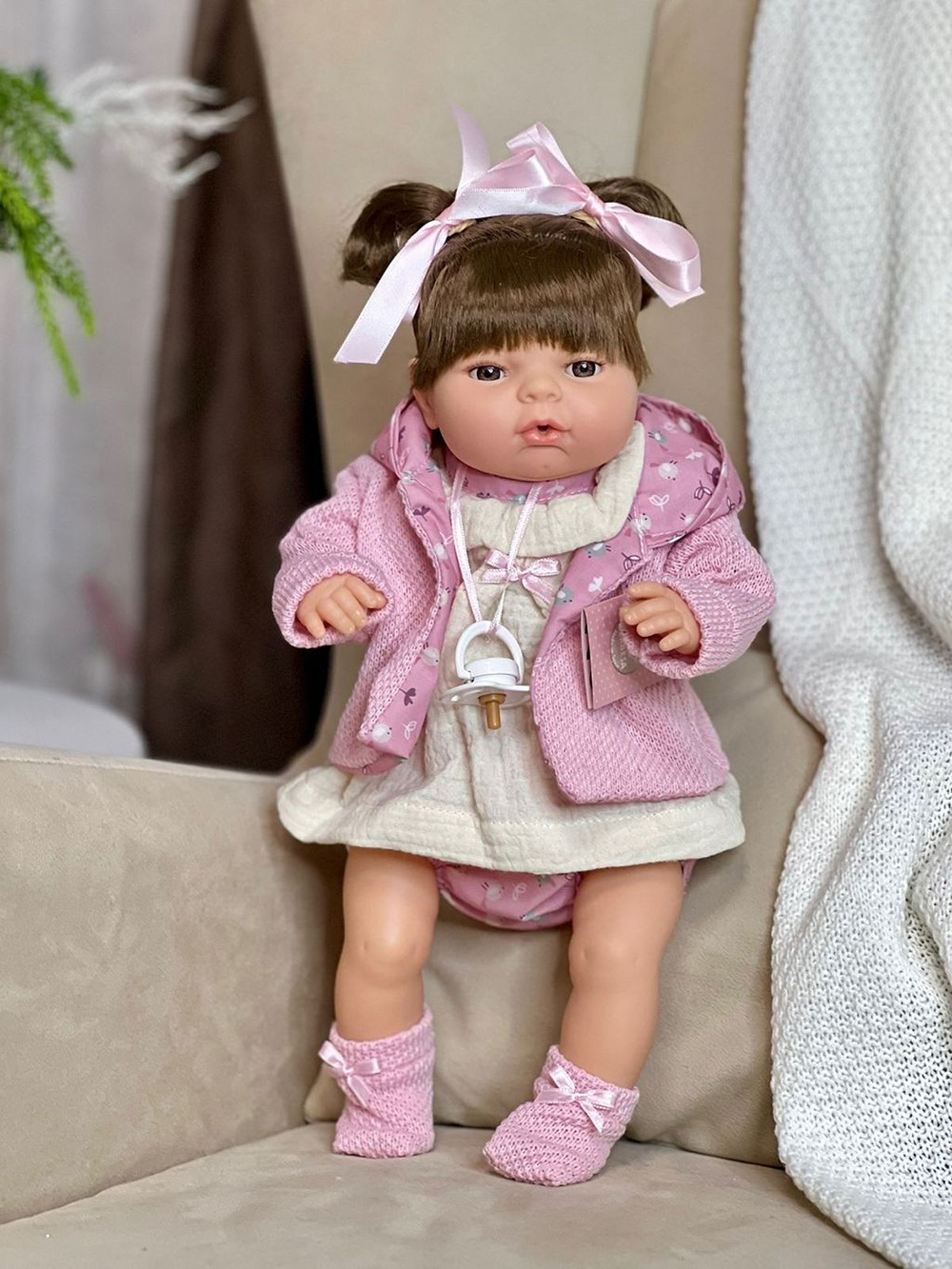 Кукла Berbesa мягконабивная 42см MARIA в пакете (4319K)