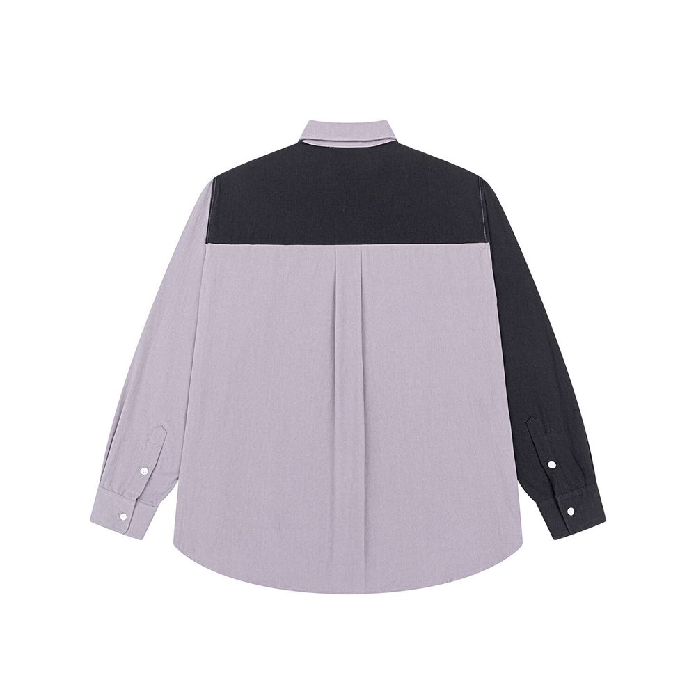 Сорочка Ymkashix Puff серая / черная