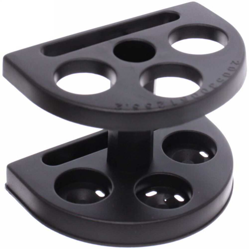 Расчески в наборе 3шт и зеркало в коробке «Beauty Home», цвет черный, 23,5*11*8см