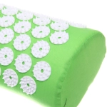 Акупунктурный набор (коврик игольчатый 64х40х2 см и валик 37х15х10 см в сумочке), зеленый