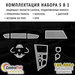 Changan UNI-V (2024) - комплект защитных пленок 5 в 1. Пленка защитная ControlTek HYBRID со слоем TOP COAT. Толщина: 6 mil. (175 мкм.)