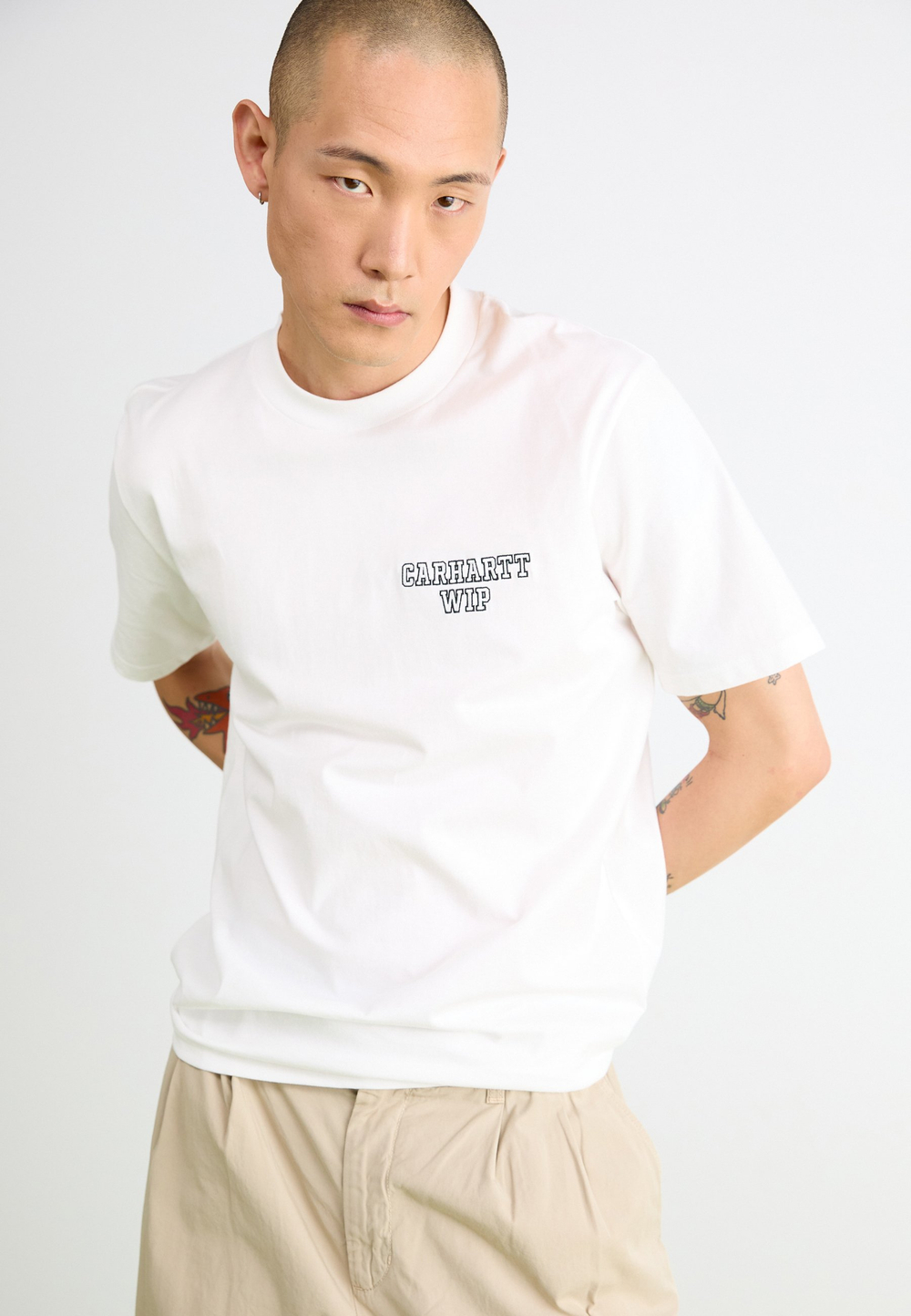 Carhartt WIP EVAN  - Тканевые брюки - Бежевый