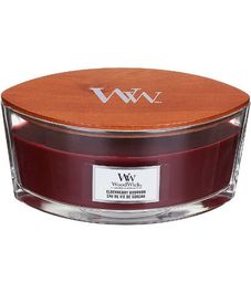 Бурбон из бузины, ароматическая свеча эллипс, WoodWick
