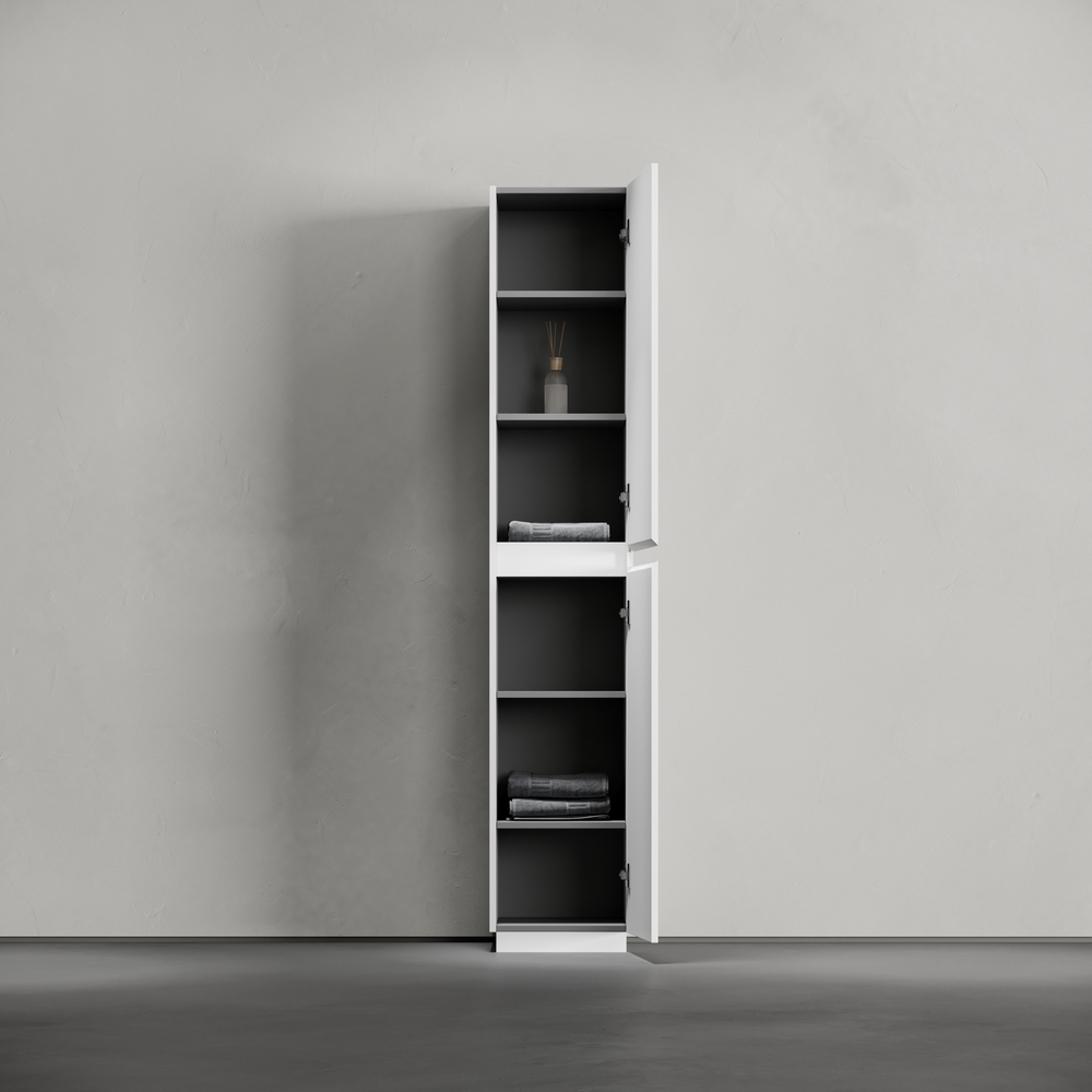 Шкаф-пенал напольный Sancos Libra Floor, белый глянец 350х300х1870 мм