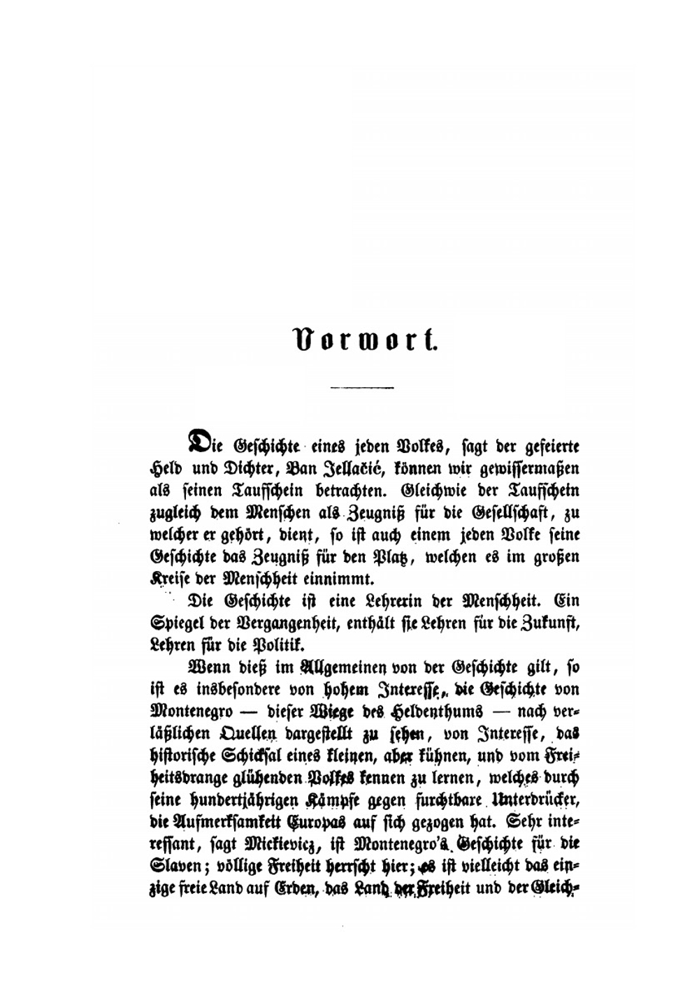 Geschichte des Fürstenthums Montenegro. Bis zum Jahre 1852 | Alexander Andrić