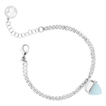Браслет Boccadamo Caleida Blue XBR863A BL/S агатом (сапфирином)