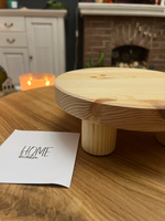 Подставка для сервировки, для цветов, под горячее из массива сосны