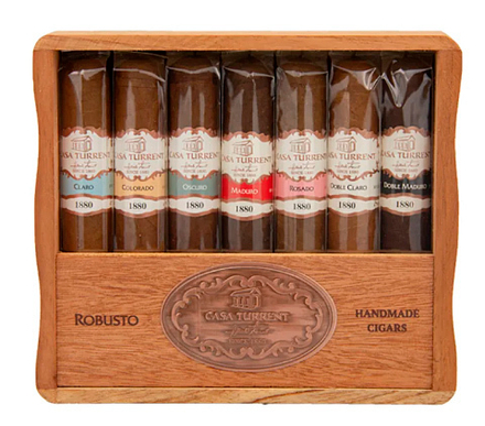SET 7 Casa Turrent 1880 Robusto 7 cigars