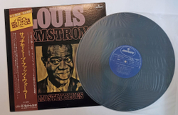 Винтажная виниловая пластинка LP Louis Armstrong Mostly Blues (Japan 1980)
