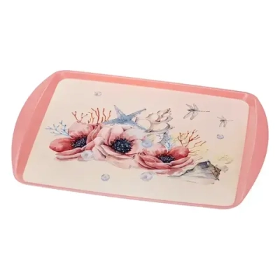 Поднос с рисунком ДЕКО 36см маки