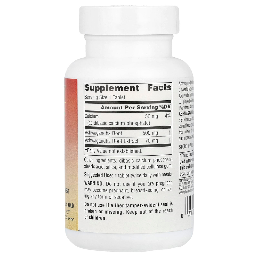 Planetary Herbals, Ayurvedics, ашваганда Full Spectrum™, 570 мг, 60 таблеток