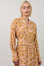 Платье макси цветок