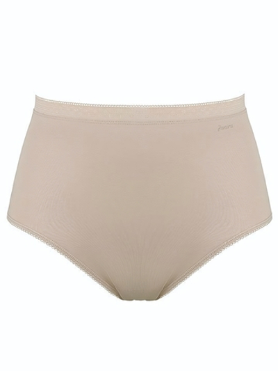 Набор из 2 завышенных plus size трусиков-слип Esencial (Размер: XXL) (Цвет: телесный)