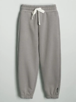 Спортивный костюм для девочки на весну серый оверсайз