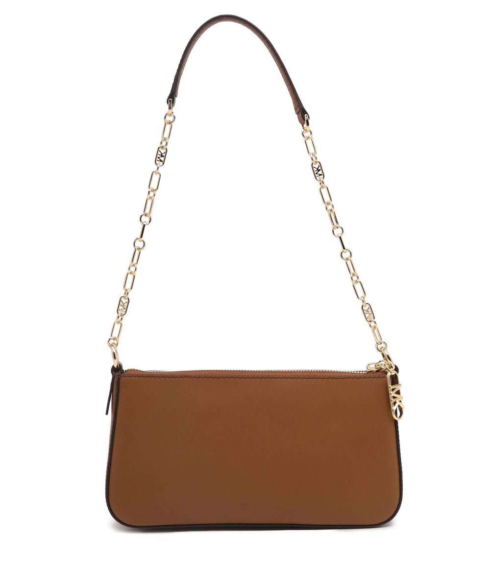 Кожаная Наплечная сумка Michael Kors - коричневый(32H3G8EW6L)