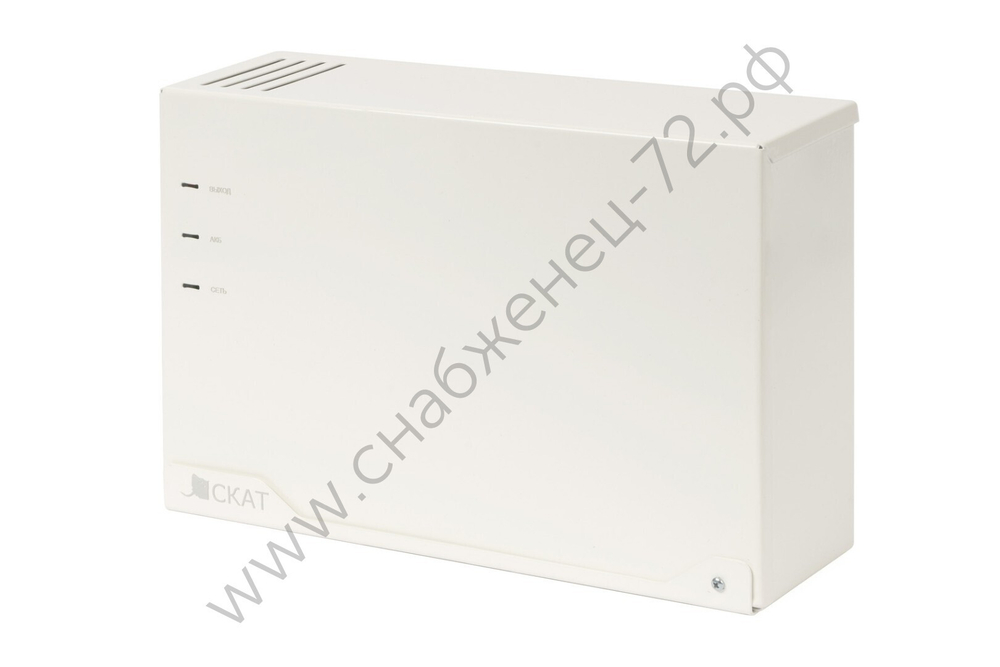 СКАТ-1200М (СКАТ ИБП-12/3-2Х7) источник питания 12В 3А корпус под АКБ 2х7 Ач холодный пуск