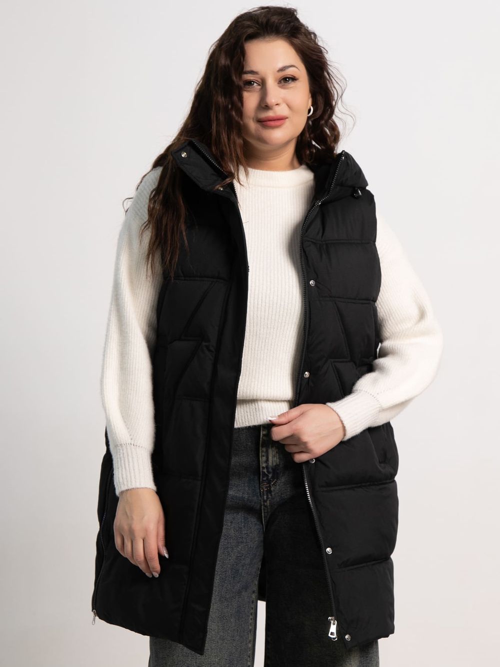 Жилет утепленный Вега (черный) Б15305-18М LT Collection