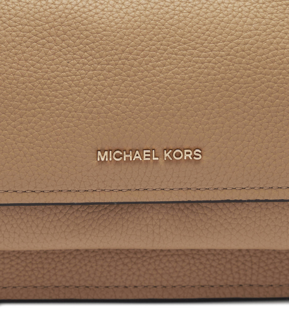 Кожаная сумка через плечо Claire Michael Kors - бежевый(32T4GC7C1T)