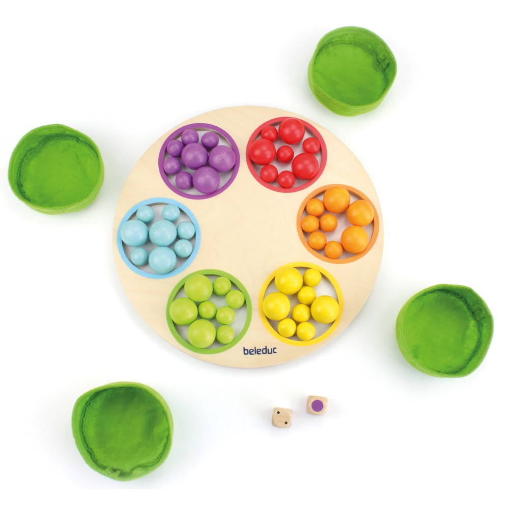 Beleduc - Логическая игра Marbelino Сортировка шаров Деревянная 21022X