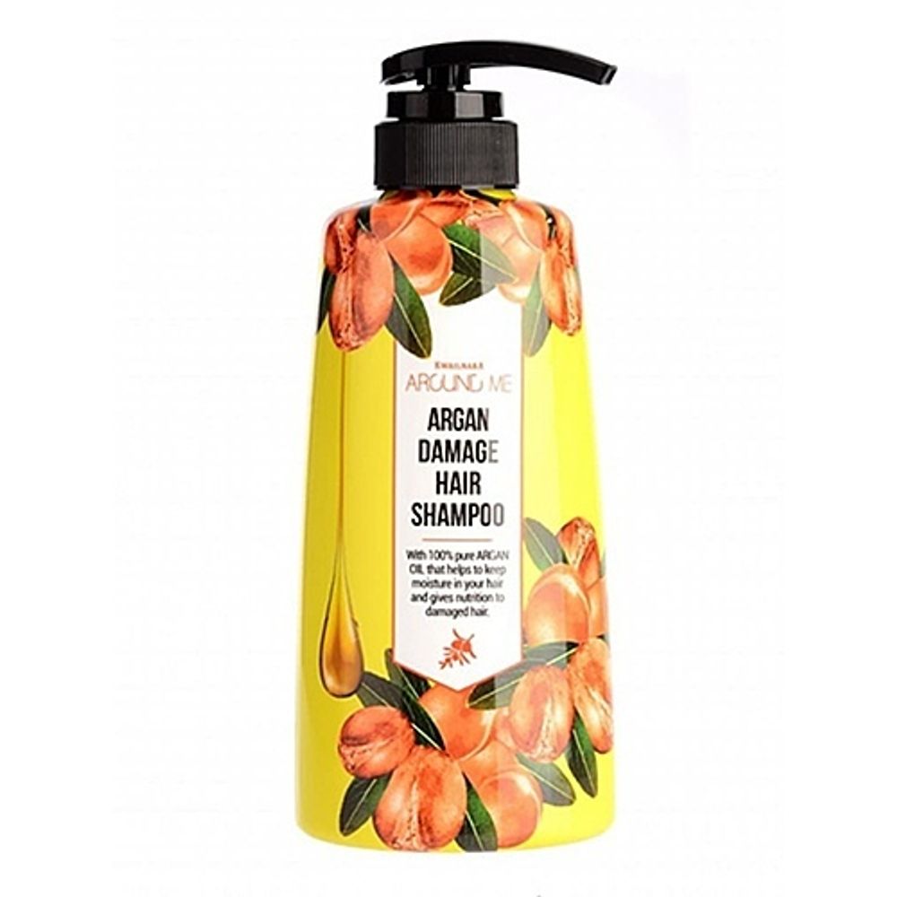 Welcos Around Me Argan Hair Shampoo шампунь для поврежденных волос