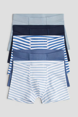 H&M Набор из пяти трусов-боксеров, синий