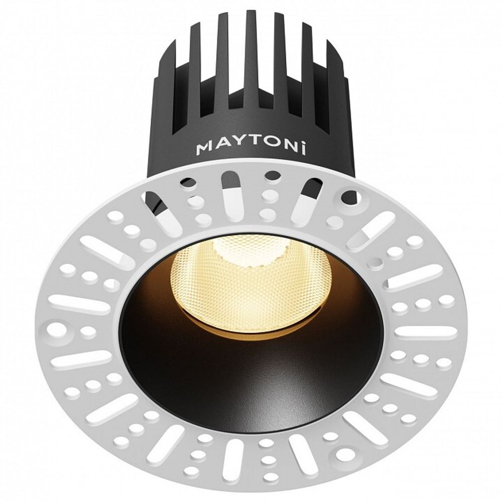 Встраиваемый светильник Maytoni Dip DL121-15W-2.7K-TRS-B