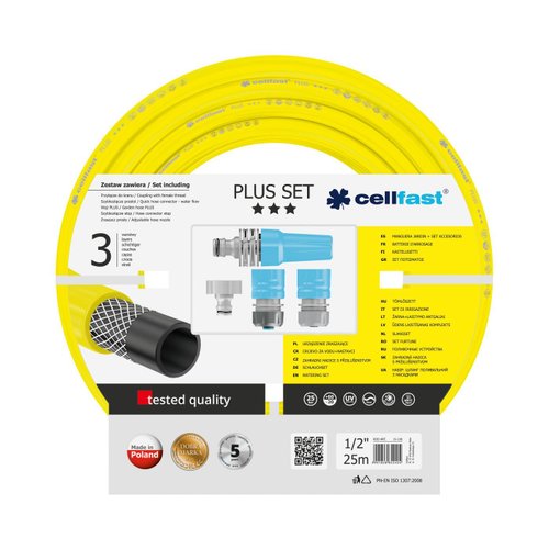 Шланг CELLFAST PLUS 1/2" 25 м + комплект