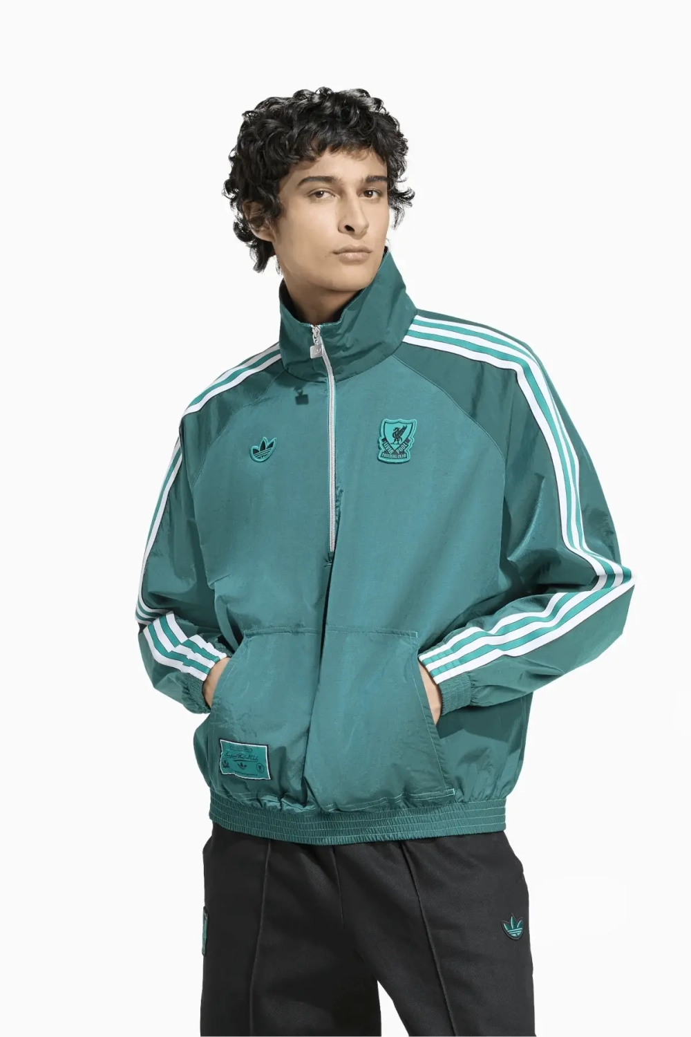 Куртка adidas Liverpool FC 25/26 Terrace Icons Half-Zip - зеленый