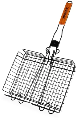 Решетка-гриль глубокая 32*24 см, со съемной ручкой, антипригарное покрытие