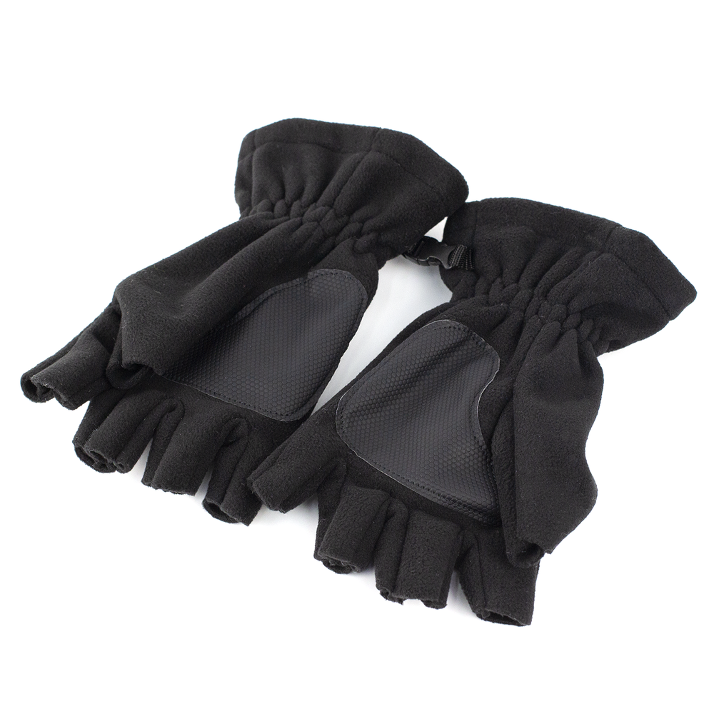 Перчатки Extreal "Элиста" Беспалые флис, Черный