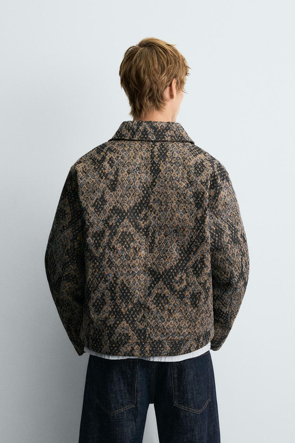 ZARA КУРТКА ЖАККАРД, РАЗНОЦВЕТНЫЙ