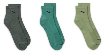 Теннисные носки Nike Everyday Plus Cushioned Training Ankle Socks 3P - разноцветный