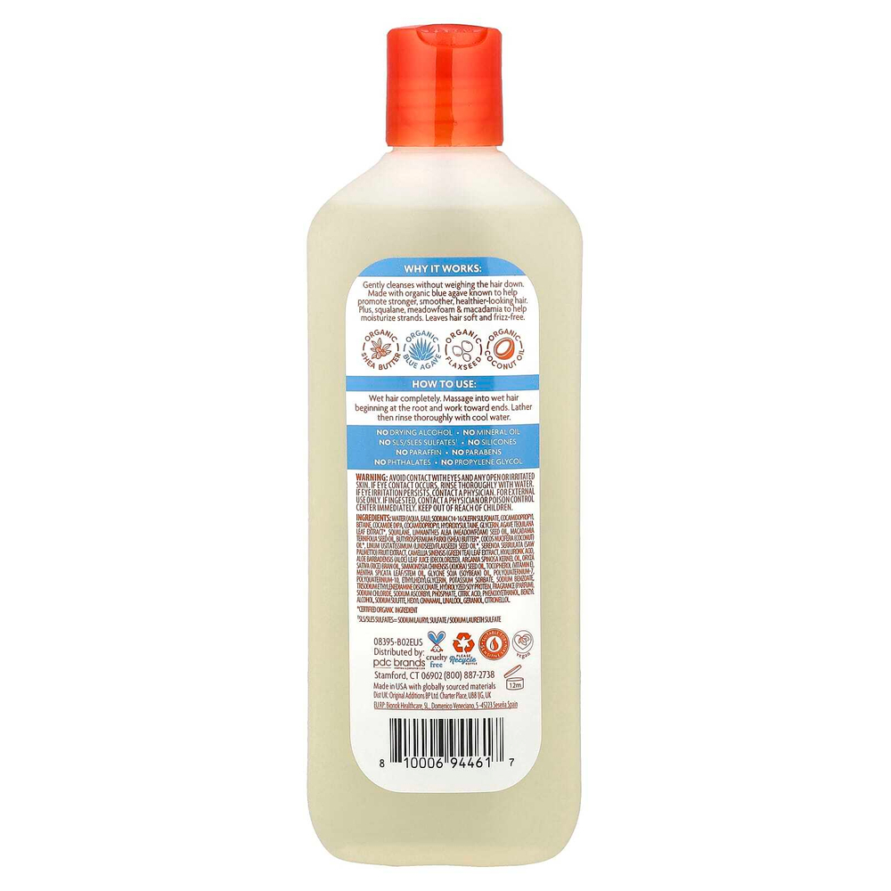 Cantu, Weightless, разглаживающий шампунь, для волн и кудрей, 400 мл (13,5 жидк. Унции)