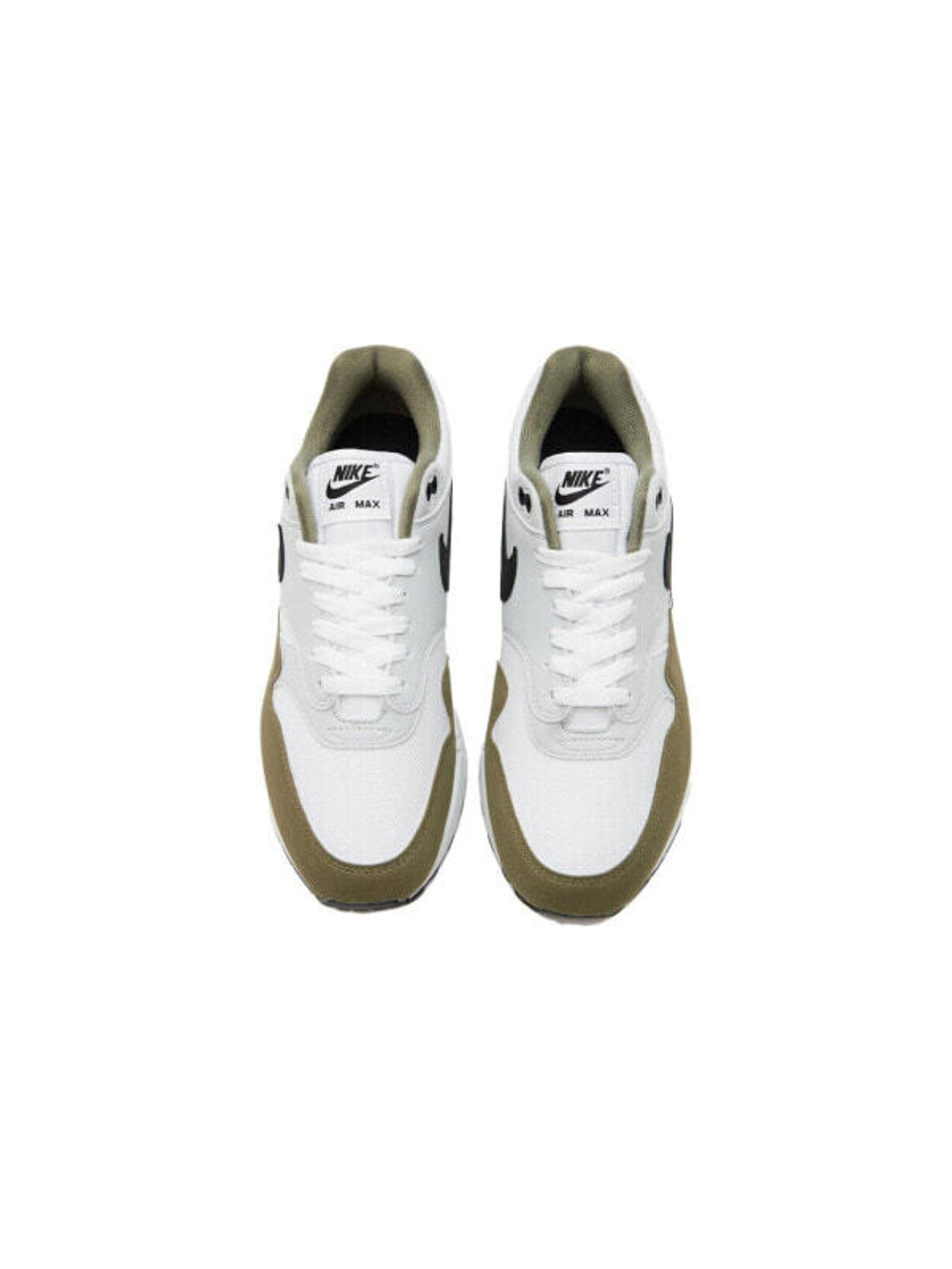 Nike Air Max 1 White Black Medium Olive