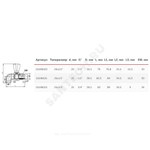 Кран шаровой PP-R серый Дн 25х3/4" НР угловой для радиатора VALFEX 10148025Г