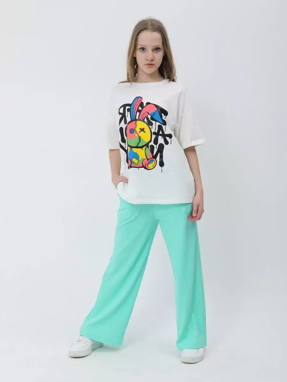 Штаны лапша легкие для девочки подростка