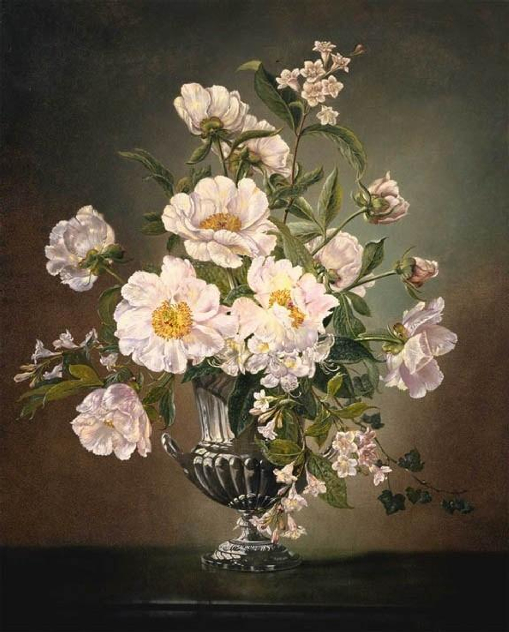 Картина Brookpace Fine Art Still Life of Flowers in Vase (49 x 59 см)