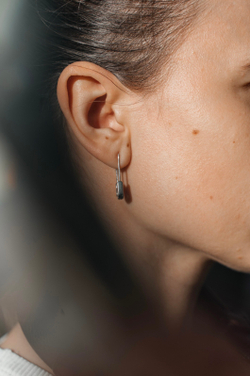 Серьга "Булавка" маленькая (1 шт)