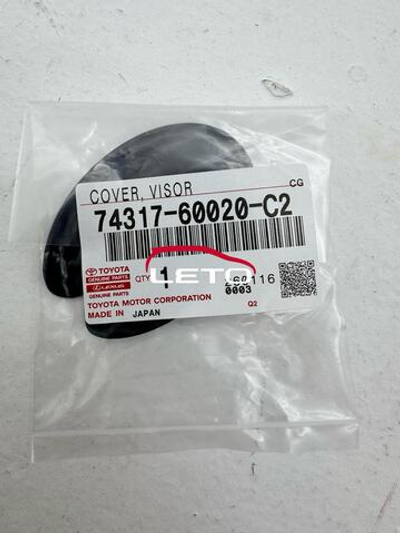 COVER, VISOR BRACKET, RH74317-60020-C2 7431760020C2