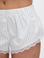 Шорты домашние с кружевом
