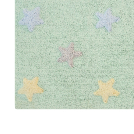 Ковер Lorena Canals Tricolor Stars Mint (120 x 160 см)