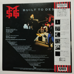 Винтажная виниловая пластинка LP The Michael Schenker Group Built To Destroy (Japan 1983) (Obi)