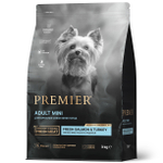 Premier Dog Mini Salmon&Turkey Сухой корм для взрослых пород мелких пород с лососем и индейкой, 3 кг