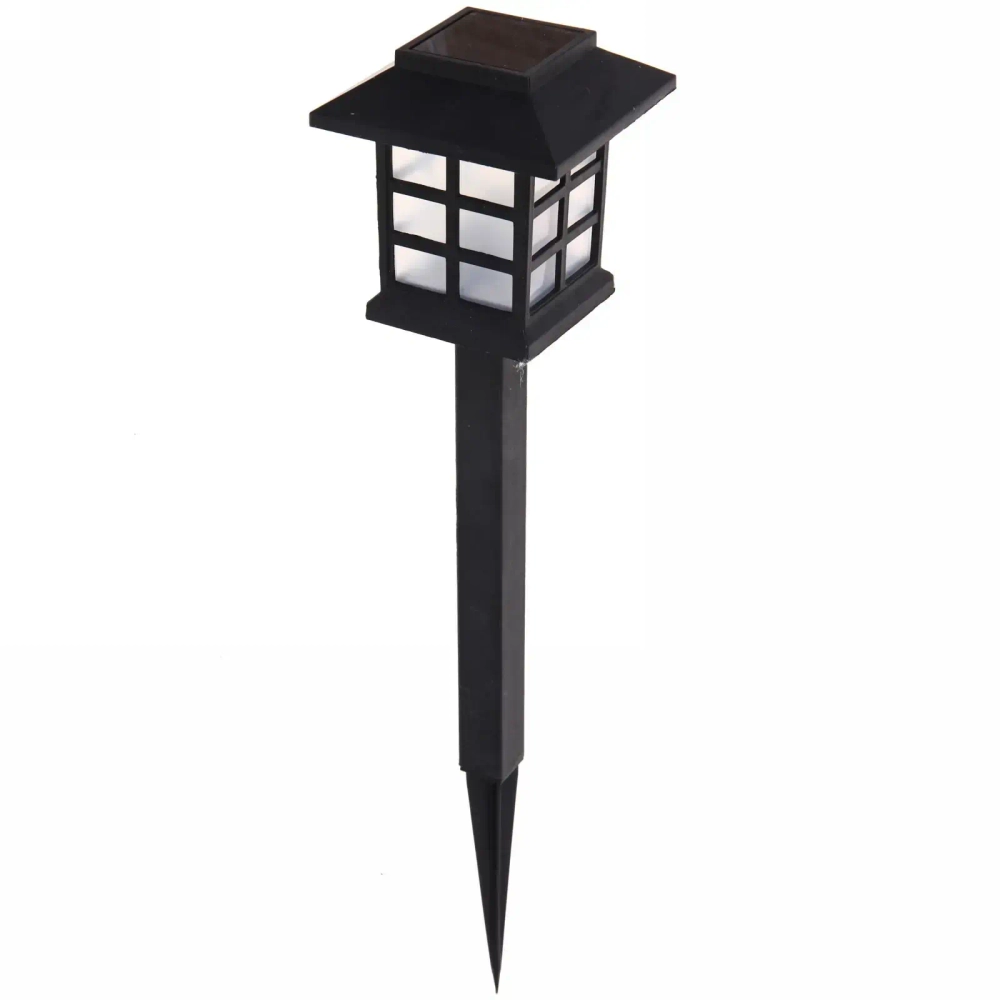 Фонарь садовый «Домик» 38*8,5*8,5 см, на солнечной батарее, Белый