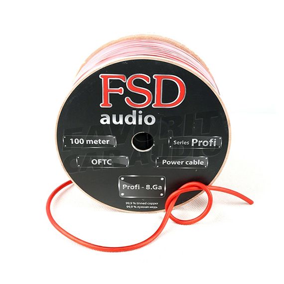 Силовой провод FSD audio PROFI 8GA луженая медь (100)