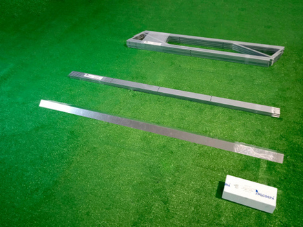 Вставка к теплице Агросфера-Домик 3х2 см, шаг 1м (4 уп: детали крыши +прямые+конек+фурнитура)Т/АД/2